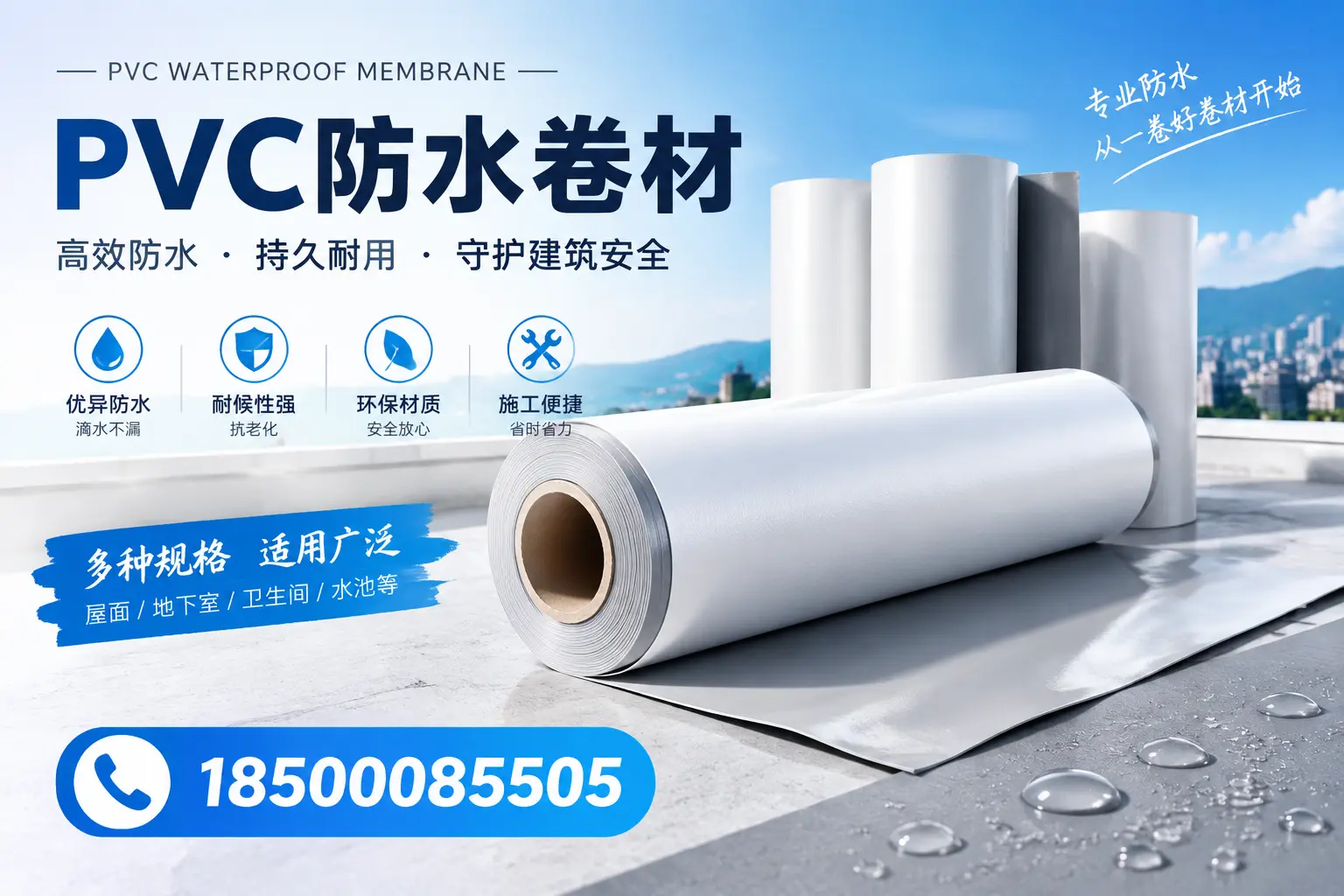 如何选择适合的PVC防水卷材？专家为您解答儋州的需求